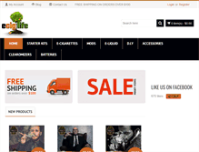 Tablet Screenshot of electroniccigarettelife.com.au